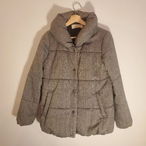 Grey puff jacket Chocol Raffine size M